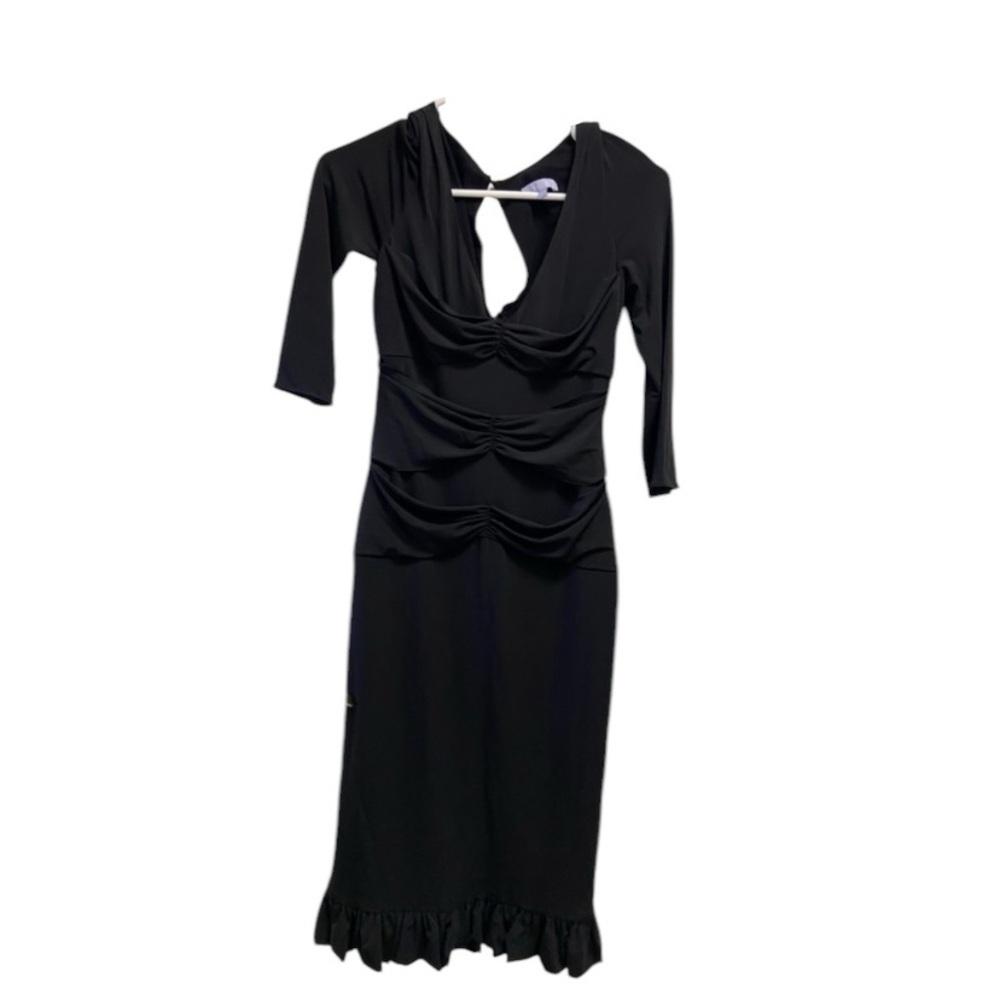 Vera Wang black cocktail dress size small